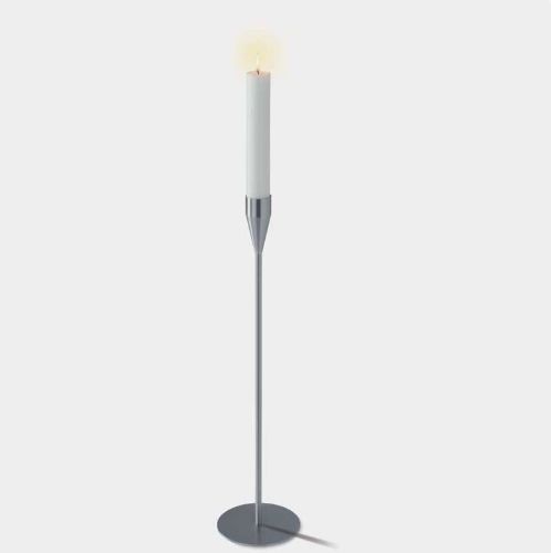 Piet Hein Saturn Lysestage Maxi H: 80,5 cm - Sølv