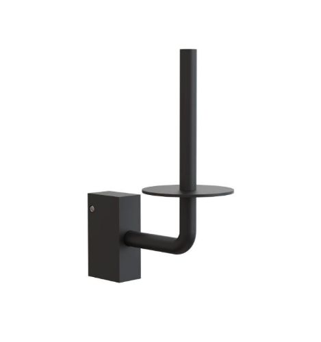 FROST QUADRA Toiletrulleholder 4 H: 17,5cm - Mat Sort