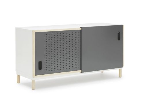 Normann Copenhagen Kabino Beistelltisch L: 114 cm – Grau