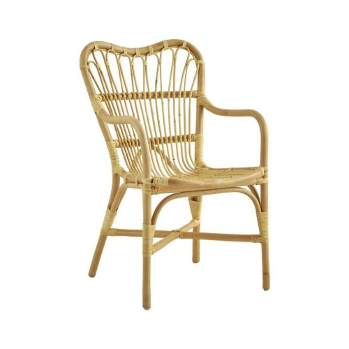 Sika-Design Margret Exterior Spisebordsstol SH: 45 cm - Alurattan Natural