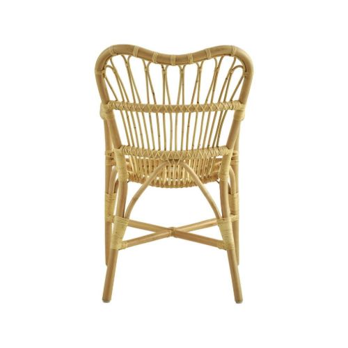 Sika-Design Margret Exterior Esszimmerstuhl H: 91 cm – Alu-Rattan Natur