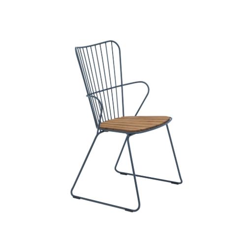 HOUE Paon Dining Chair SH: 46 cm - Midnight Blue