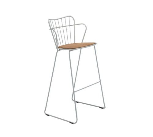 HOUE Paon Bar Stool SH: 78 cm - Taupe