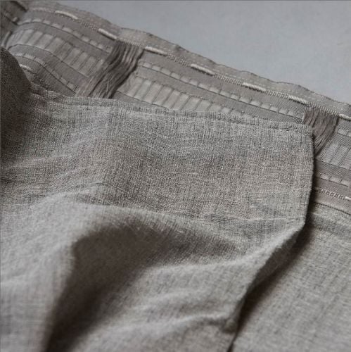 Schlichte Vorhänge von House Doctor, 2er-Set 300x150 cm - Grau/Braun