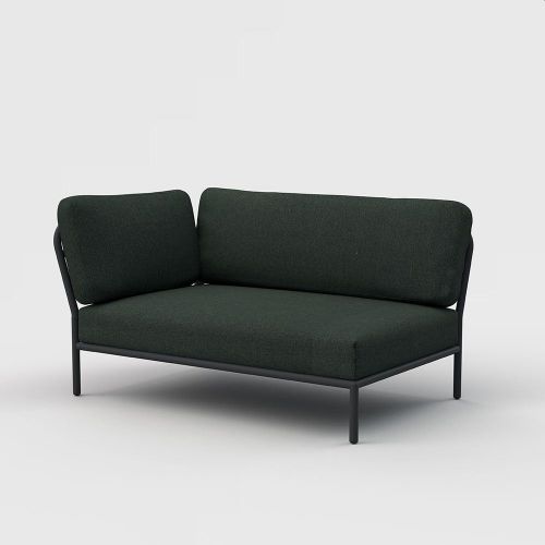HOUE Level Lounge Sofa Left L: 140 cm - Alpine Green