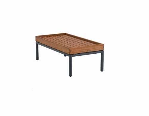 HOUE Level Side Table L: 81 cm - Bamboo / Alu