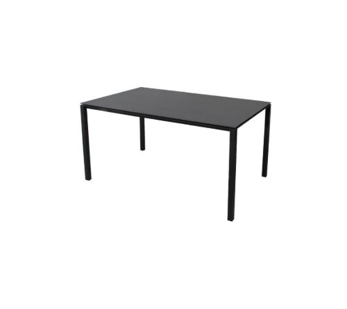 Cane-line Outdoor Pure Havebord 150x90 cm - Lava Grey/Nero Black