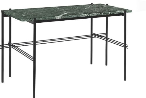 GUBI TS Deck, 120x60 cm – Schwarz/Grüner Guatemala-Marmor