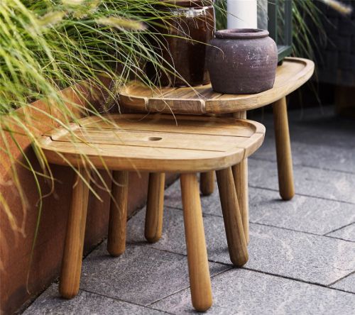 Cane-line Outdoor Royal Rechteckiger Couchtisch 76x38 cm - Teak