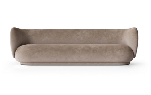 Ferm Living Rico 4 Personers Faded Velvet L: 260 cm - Beige