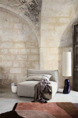 Ferm Living Catena Sofa Center L100 Baumwollleinen 108x108 cm - Natur