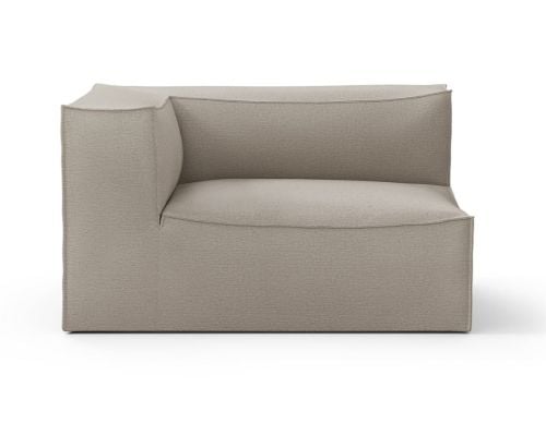 Ferm Living Catena Sofa Armrest Left L400 Cotton Linen 76x138 cm - Natural