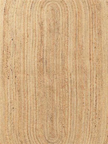 Ferm Living Eternal Oval Jute Teppich Klein 140x200 cm - Natur