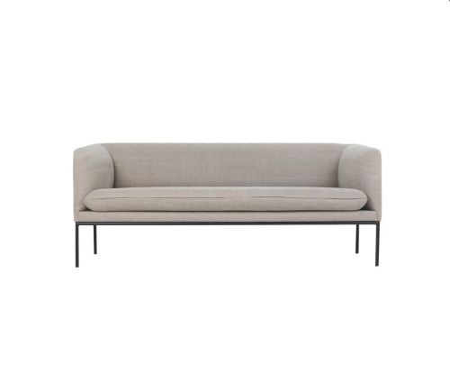 Ferm Living Turn 2-Seater Cotton Linen B: 160 cm - Natural