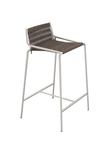 Thorup Copenhagen Noel Counter Chair SH: 67 cm - Stål/Mørkegrå
