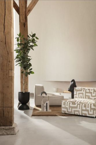 Ferm Living Catena Sofa Connect Corner S200 Baumwollleinen 95x95 cm - Natur