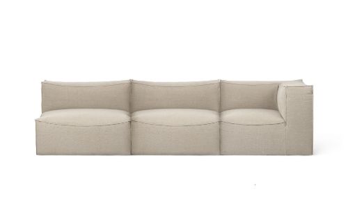Ferm Living Catena Sofa Center S100 Rich Linen 95x95 cm - Natur