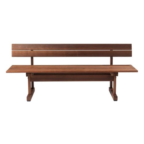 FDB Møbler M16 Ermelunden Bænk med ryg SH: 43 cm - Termoask/Olieret