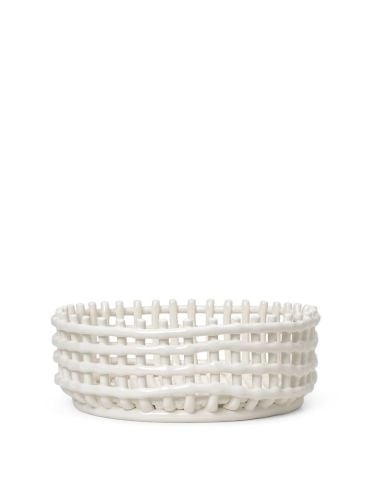 Ferm Living Ceramic Centrepiece Ø: 29 cm - Off White