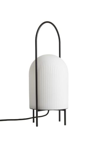 Woud Ghost Tischleuchte Ø: 15 cm - Schwarz/Weiß