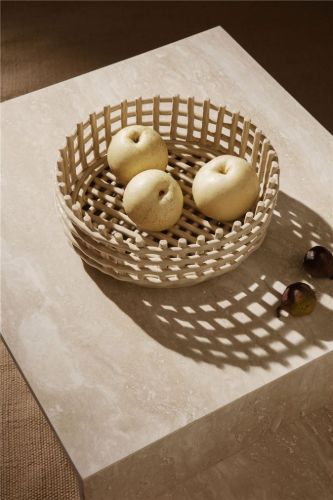 Ferm Living Keramik-Mittelstück Ø: 29 cm – Kaschmir