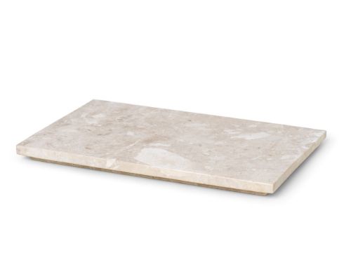 Ferm Living Tray for Plant Box Marble D: 17 cm - Beige