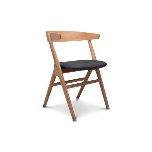 Sibast Furniture No 9 Dining Chair SH: 45 - Soap Oak/Solid Black
