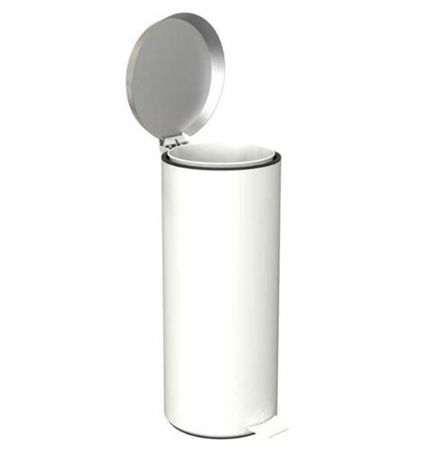 FROST Treteimer 550 Large 15L – Mattweiß/Gebürstet