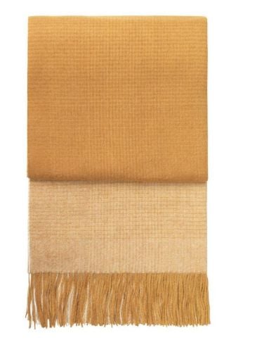 Elvang Horizon Plaid 130 x 200 cm - Yellow Ocher