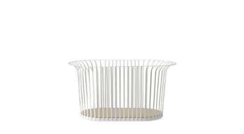 Audo Copenhagen Ribbon Basket B: 60,7 cm - Ivory