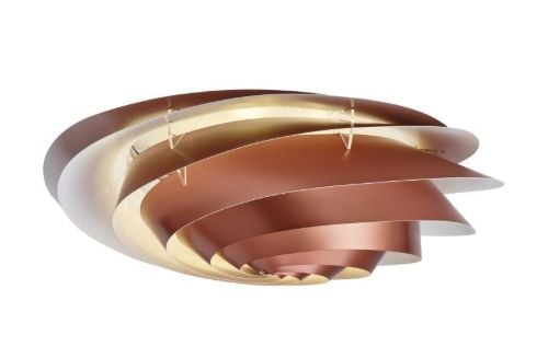 Le Klint 1320M Swirl Decken-/Wandleuchte Mittel Ø: 60 cm – Kupfer