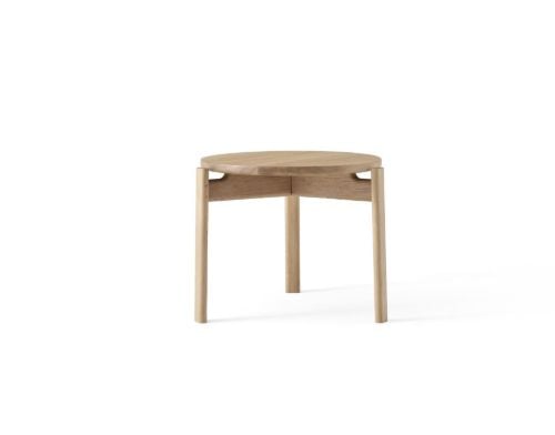 Audo Copenhagen Passage Loungetisch Ø: 50 cm – Eiche natur