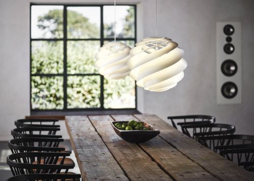 Le Klint 1313M Swirl 3 Pendelleuchte Medium Ø: 40 cm – Kupfer