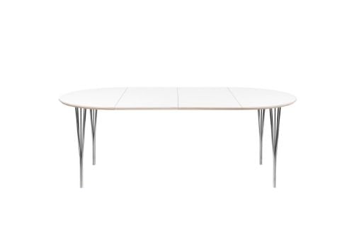 Haslev Zusatzplatte für Symphony 82/78 105 x 48 cm – Weißes Laminat