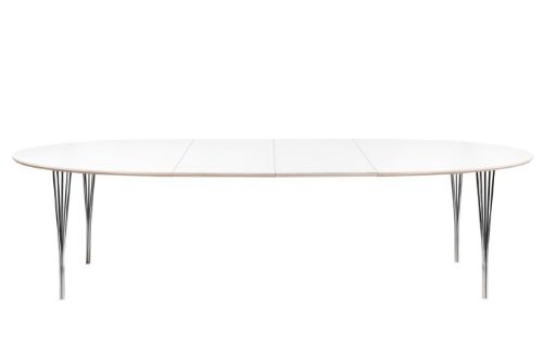 Haslev Zusatzplatte für Symphony 76 105 x 48 cm – Weißes Laminat