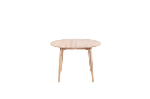 Haslev Symphony 82 Spisebord Ø: 105 cm - Hvidolieret Eg