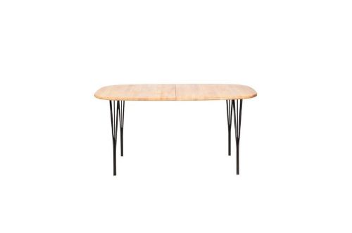 Haslev Symphony 88 Spisebord 90 x 150 cm - Olieret Eg / Sort