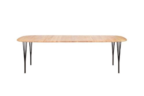 Haslev Symphony 88 Esstisch 90 x 150 cm – Eiche geölt / Schwarz