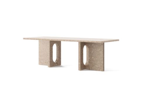 Audo Copenhagen Androgyne Loungetisch 120x45 cm - Kunis Breccia / Kunis Breccia