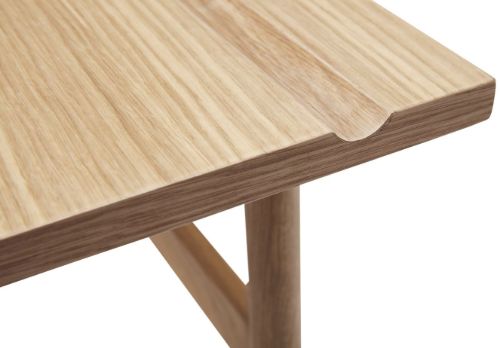 Hübsch Folk Schreibtisch B: 120 cm - Natur/Eg 