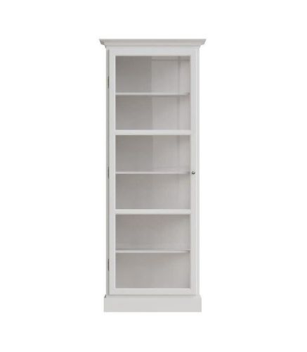 Lindebjerg Design Classic V1 Vitrineskab Venstrehængt Dør 70x210 cm - White