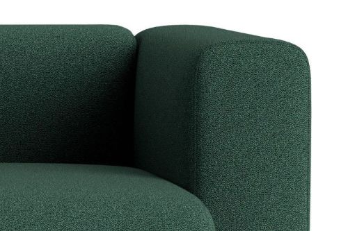 HAY Mags 3-Sitzer-Kombination 3 L: 304 cm – Rechtes Ende – Olavi von HAY 16/Schwarz gebeizte Buche