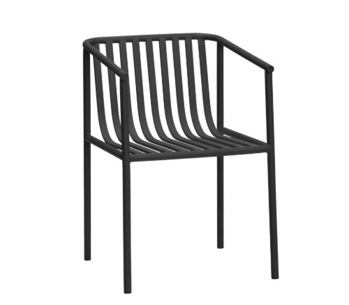Hübsch Villa Havestol H: 82 cm - Sort metal