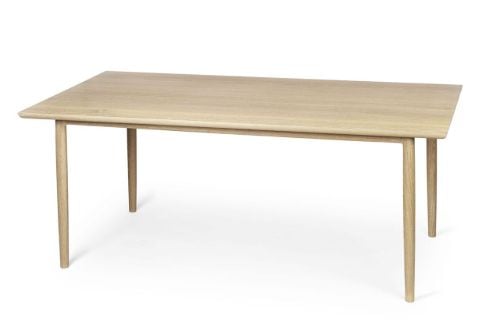 Brdr. Krüger ARV Rechteckiger Esstisch 180x90 cm - Weiß geölte Eiche