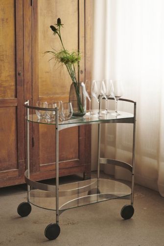 Brdr. Krüger ORBIS Mobiler Servierwagen Rechteckig 42x75 cm - Glas