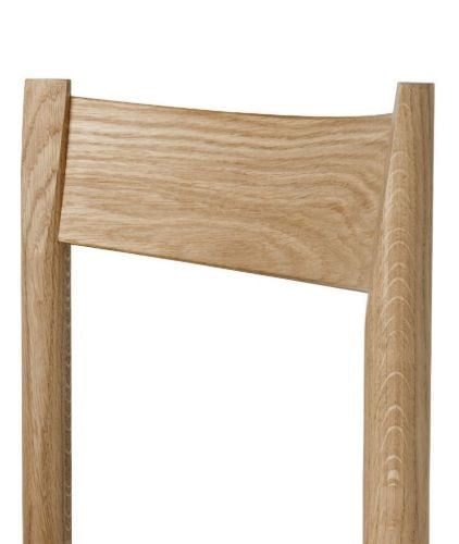 Brdr. Krüger F Stuhl SH: 45 cm - Geölte Eiche / Naturpapierkordel
