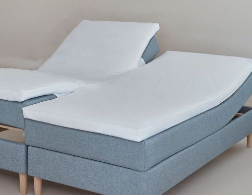 CPH Living Splitlagen Percale H60 180x200x11 cm - Hvid
