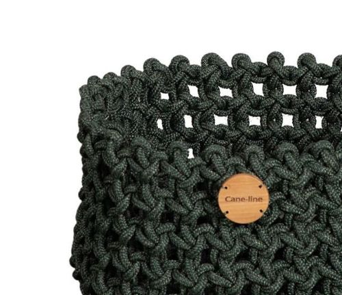 Cane-line Outdoor Soft Rope Kurv Mellem Ø: 40 cm - Dunkelgrün