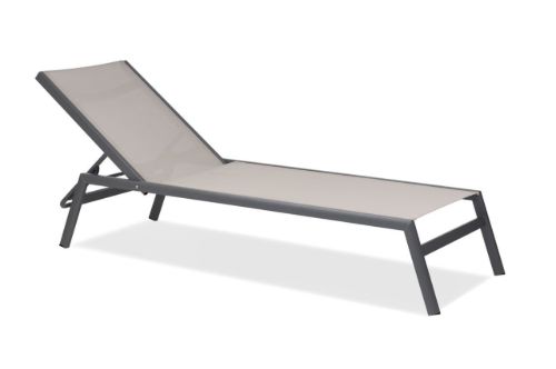 Fiam Ocean Outdoor Sunbed SH: 34 cm - Taupe