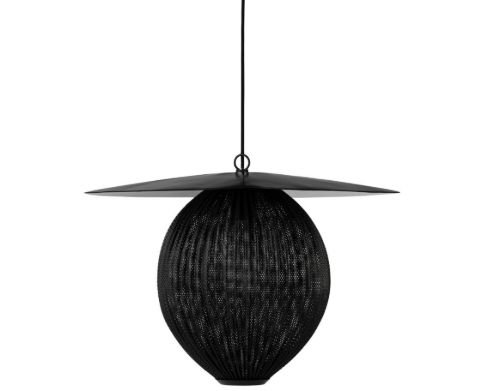 GUBI Satellite Pendel Large Ø: 27 cm - Soft Black